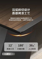 Shelves Modern Office Desk Executive Corner Luxury Vanity Work Office Desk Minimalist Conference Storage Wooden Bureau Furniture