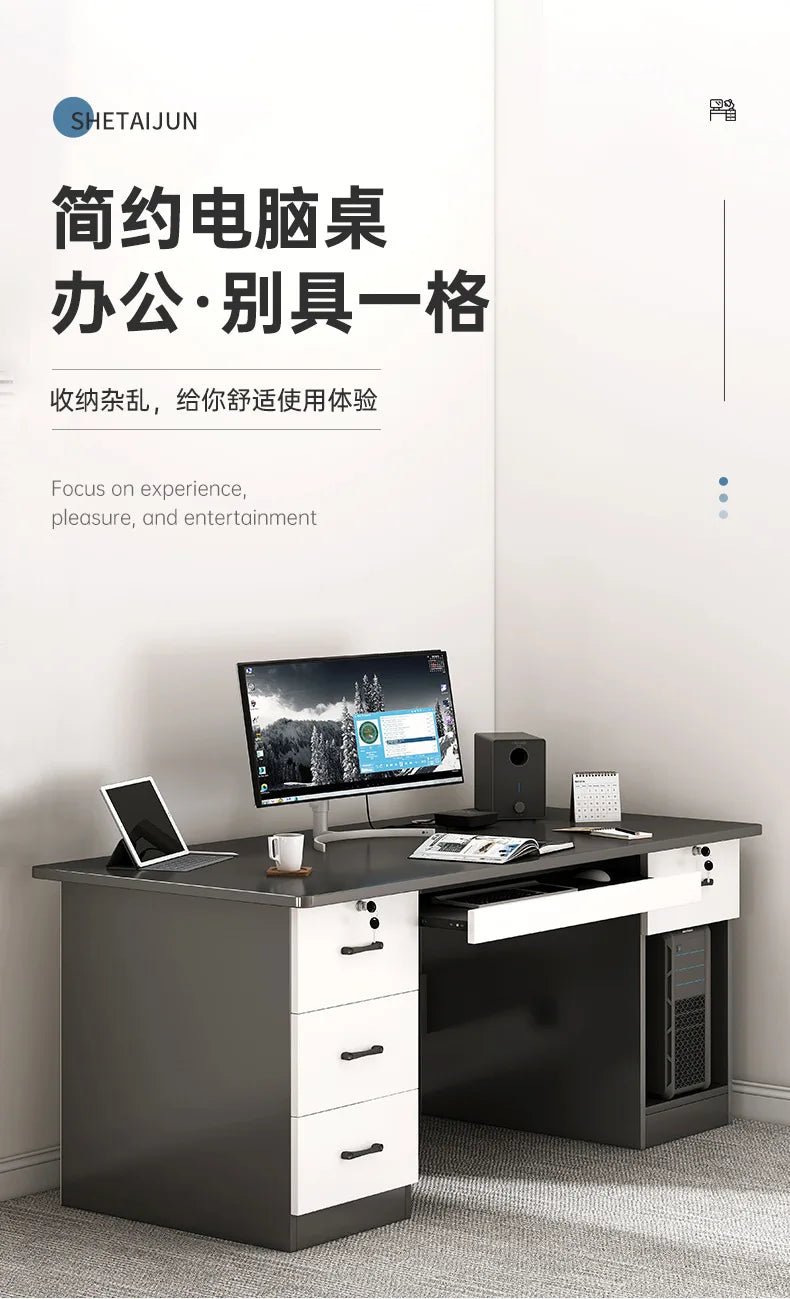 Modern Wood Office Desks Simplicity Study Cmputer Table Gaming Desk Bedroom Home Office Desks Table Computer Work Furniture