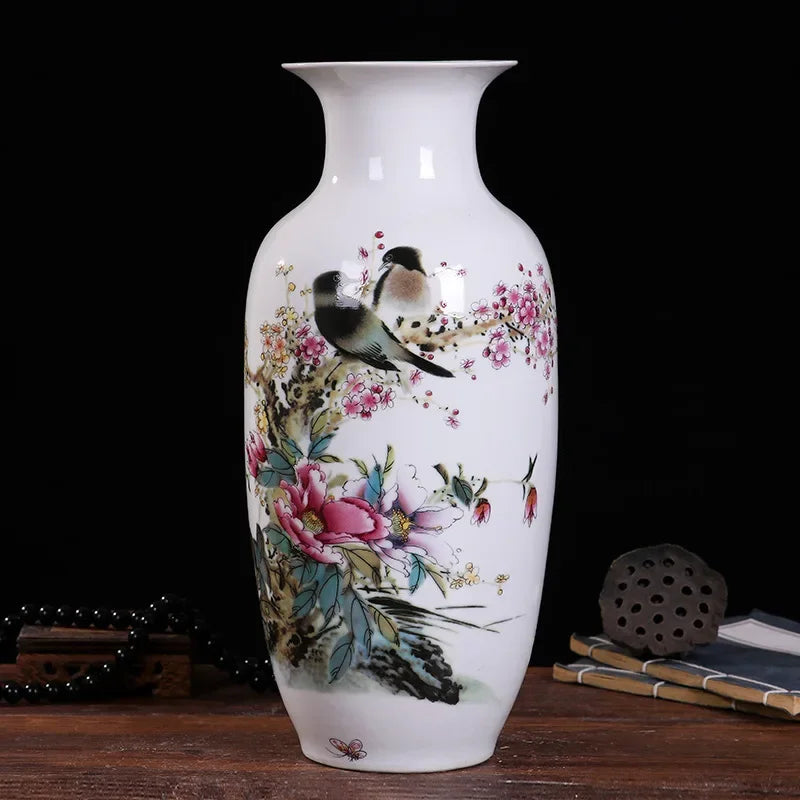 Ceramic vase modern imitation ancient Chinese living room decoration vase decoration handicraft