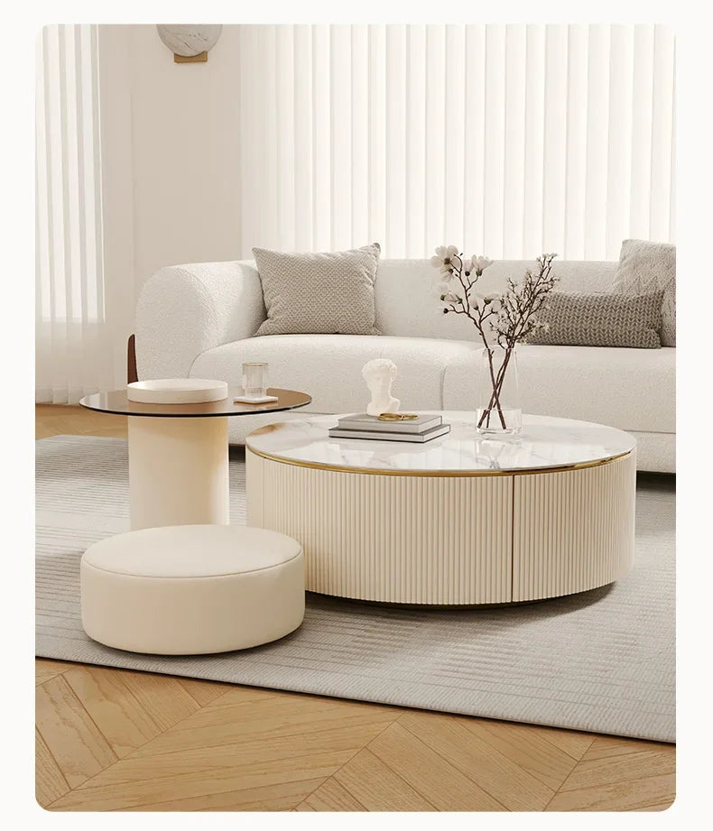 Living Room Sets Furniture Coffee Table Service Hallway Simple Aesthetic Dining Set Center Small Lifting Luxury Modern Middle Tv