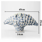 Ceramic Flower Vase Pottery Decorative Vases Modern Vase Plants and Decoration Ornaments Aesthetic Living Room Decor Accessories