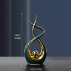 Ceramic Sculptures Ornaments Home Modern Decoration Abstract Statue Room Art Decor Luxury Porcelain Figurine Table Accessories