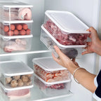 10-Pack Airtight Food Storage Containers -  Stackable Kitchen Organizers ( Leakproof, Fridge/Freezer to Outdoor Use)