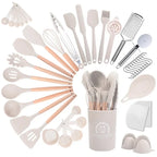 Best kitchen Cookware Set, 43 pcs Spatula Set, Non - stick Heat Resistant, Silicone Kitchen Cooking Utensil Set