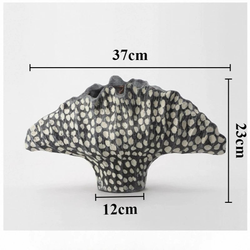 Ceramic Flower Vase Pottery Decorative Vases Modern Vase Plants and Decoration Ornaments Aesthetic Living Room Decor Accessories