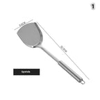 Stainless Steel Kitchen Cookware Set - Cooking Utensils Shovel Soup Spoon Turner Dinnerware - Kitchen Gadgets for Cooking