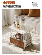 Modern Mobile Side Table Beauty Trendy Exquisite Glamour Coffee Table Luxury Elegant Mesa De Centro Sala Living Room Furniture