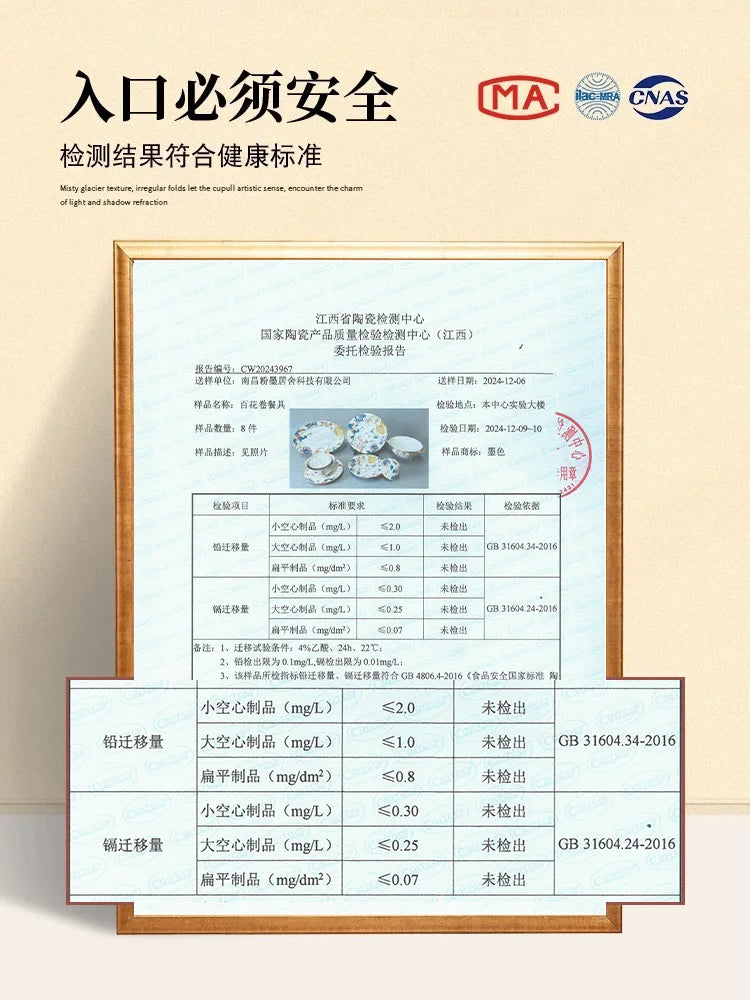 Fine China Kitchen Dinner Set Guests Gift Women Party Plates Dinnerware Sets Ceramic Breakfast Juego De Vajilla Completa Dishes