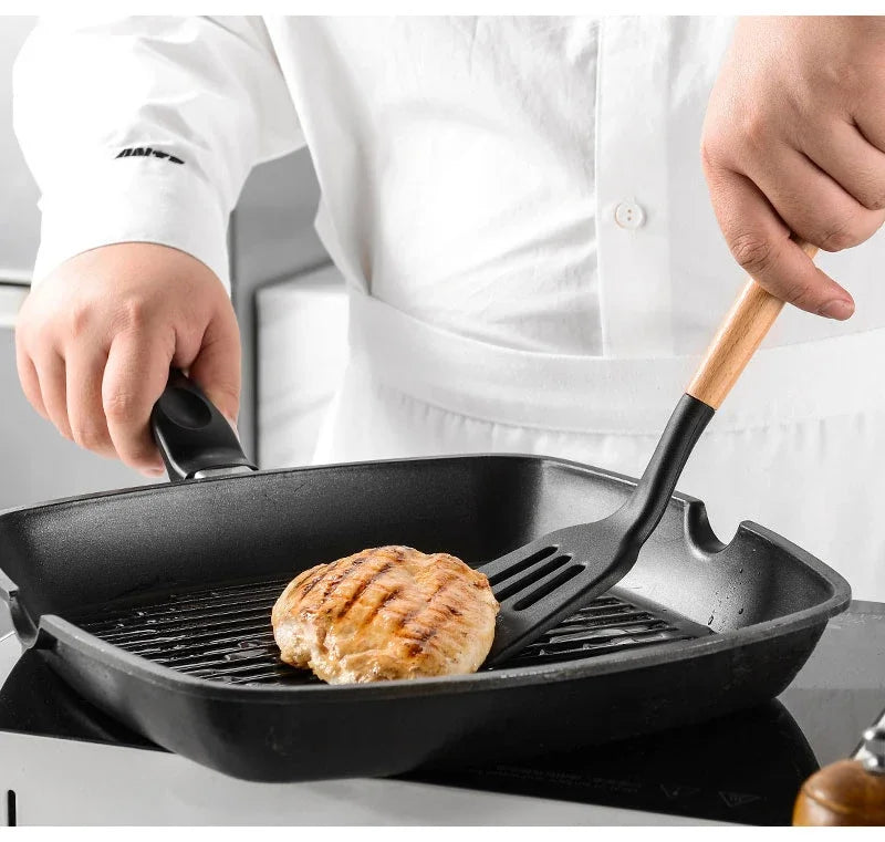 Kitchen Utensil Set Silicone BPA Free Kitchen Cooking Baking Tools Set Kitchen Accessories Gadgets Kitchenware With Container N.