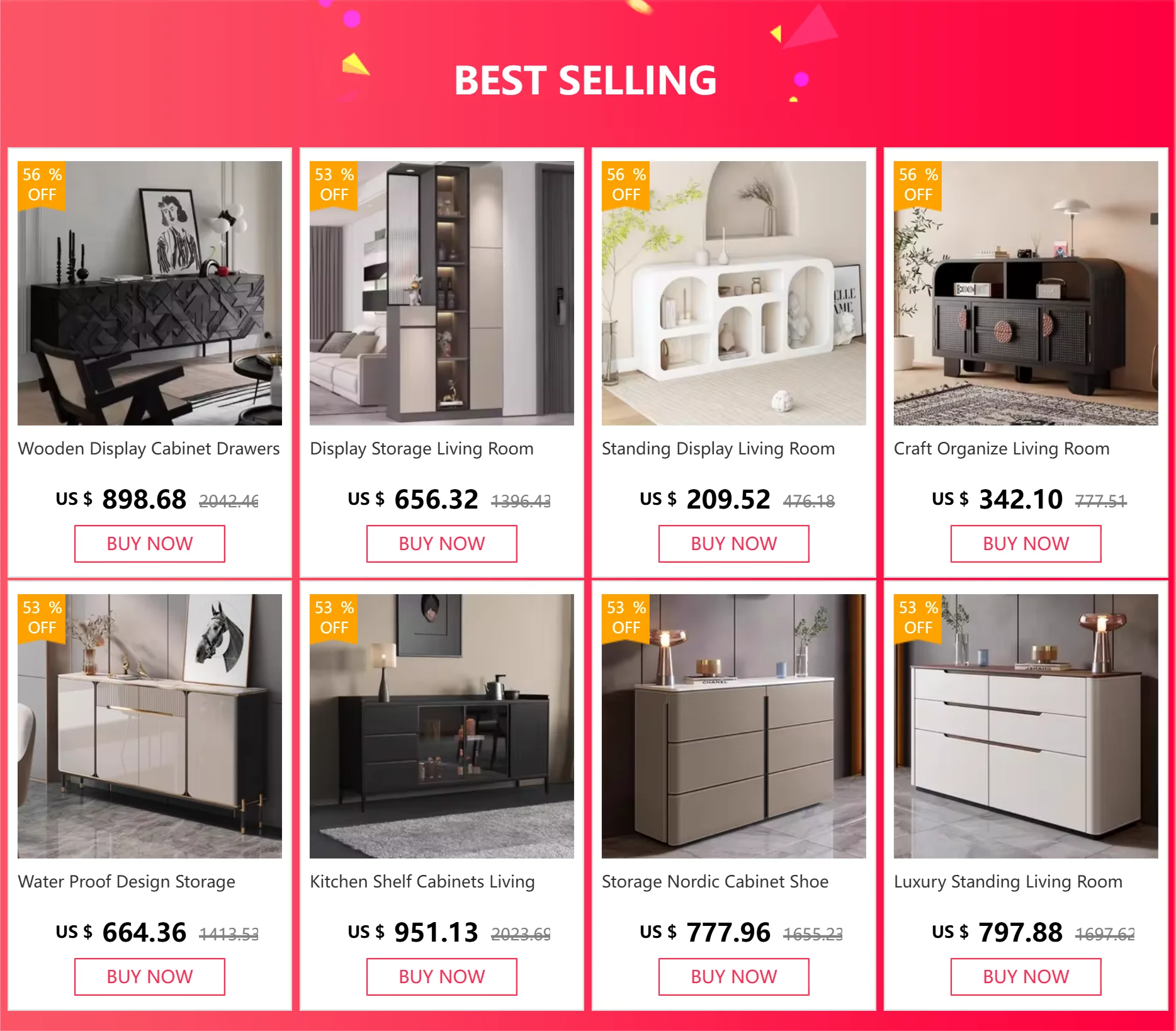 Keys Display Cabinet Cream Standing Office Buffet Cabinets Luxury Organization Mueble Recibidor De Entrada Home Furniture