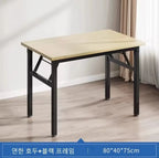 Simple Folding Desk, Desk, Home Dining Table, Rectangular Office Desk, Computer Desk, Student Learning Desk, Training Desk