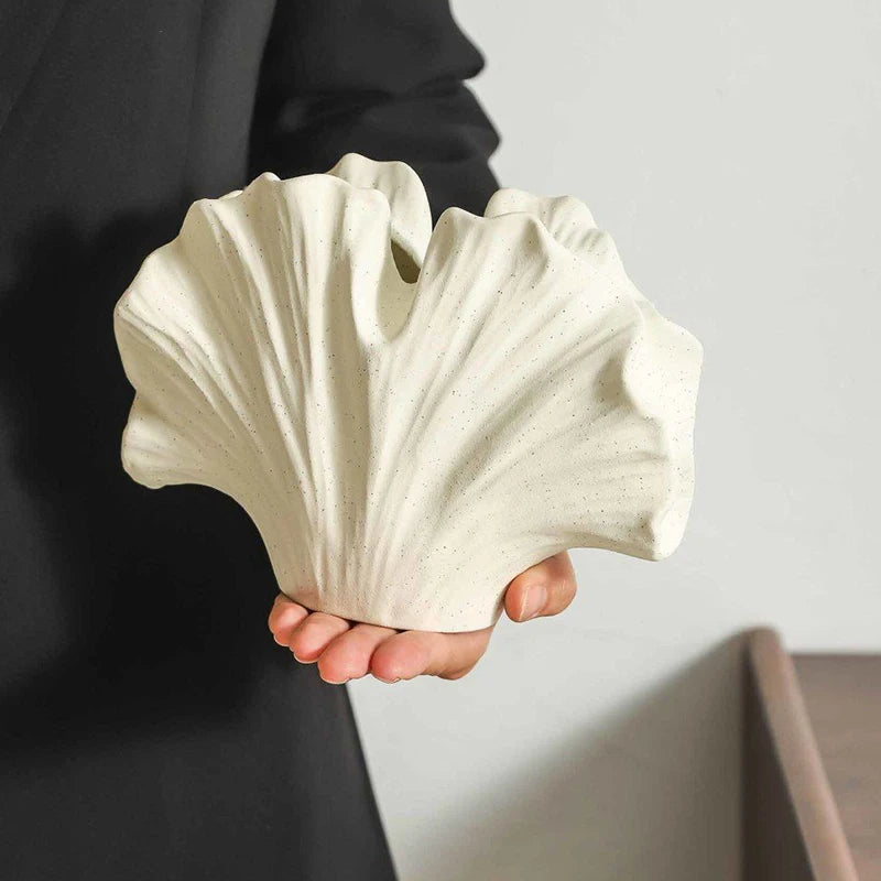 Pottery Vases Aesthetic Decorative Flower Bottle Modern Interior Luxury Dining Table Center Vase Bedroom Vase for Dried Flowers