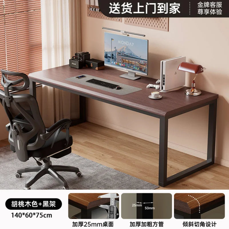 Minimalist Bedroom Office Desk Two Person Standing Design Unique Office Desk Computer Gaming Escritorio Esquinero Furnitures
