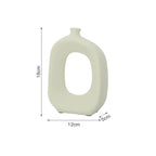 Classic Ceramic Vase Home Decor Art Crafts Decoration Contracted Porcelain Flower Pot Creative Desktop Figurines