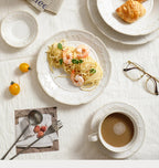 Baroque Vintage Ceramic Dinner Plates Western Food Dishes and Plates Sets European Modern Kiln Change Carving  Tableware Home