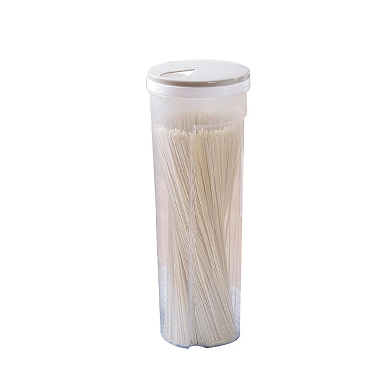 Food Storage Box Airtight Sealed Containers Grain Pasta Storage Box For Cereal Spaghetti Noodle Wheat Pasta Kitchen Organizer