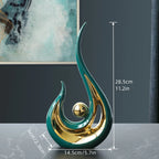 Ceramic Sculptures Ornaments Home Modern Decoration Abstract Statue Room Art Decor Luxury Porcelain Figurine Table Accessories