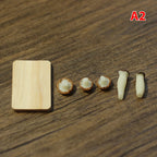 1 Set Doll House Mini Kitchen Knife Cooking Utensils Model for Dollhouse Kitchen Furniture Decoration Accessories Toy