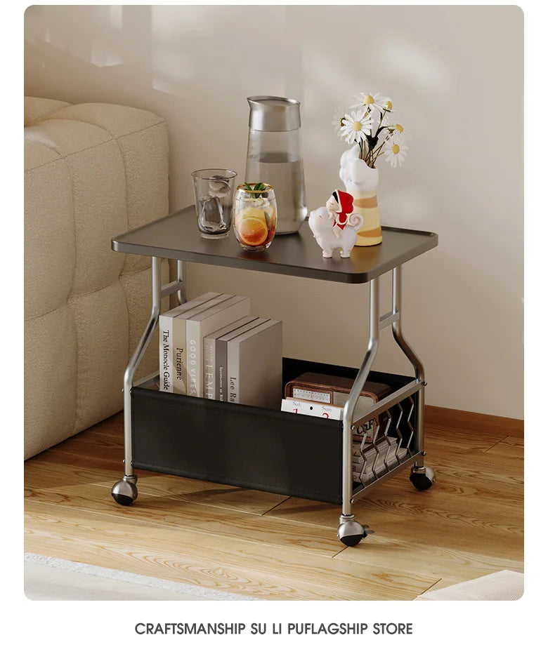 Modern Mobile Side Table Beauty Trendy Exquisite Glamour Coffee Table Luxury Elegant Mesa De Centro Sala Living Room Furniture