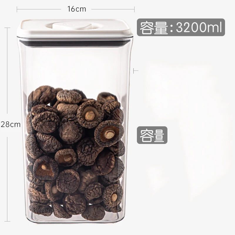 Food Storage Containers Airtight  with Lids for Kitchen Pantry Organizing Stackable Food Container For Cereal Snack Sugar Coffee