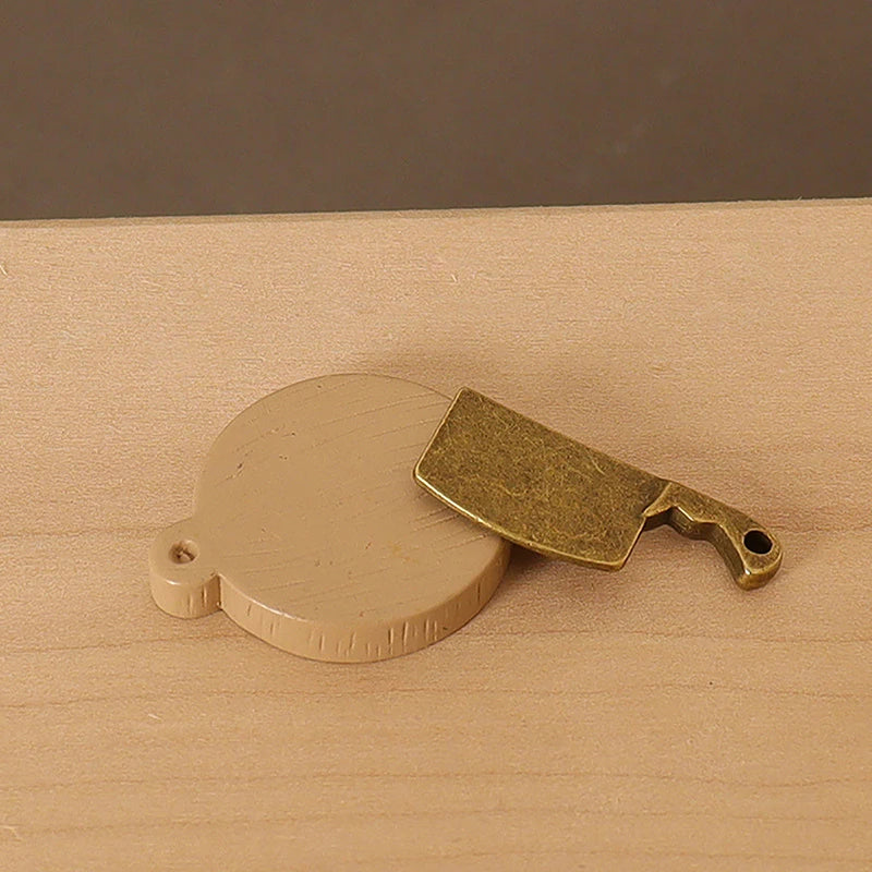 1 Set Doll House Mini Kitchen Knife Cooking Utensils Model for Dollhouse Kitchen Furniture Decoration Accessories Toy