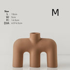 INS Ceramic Art Vase, Modern Simple Home Living Room Flower Arrangement, Advanced Sense Decorative Device, New