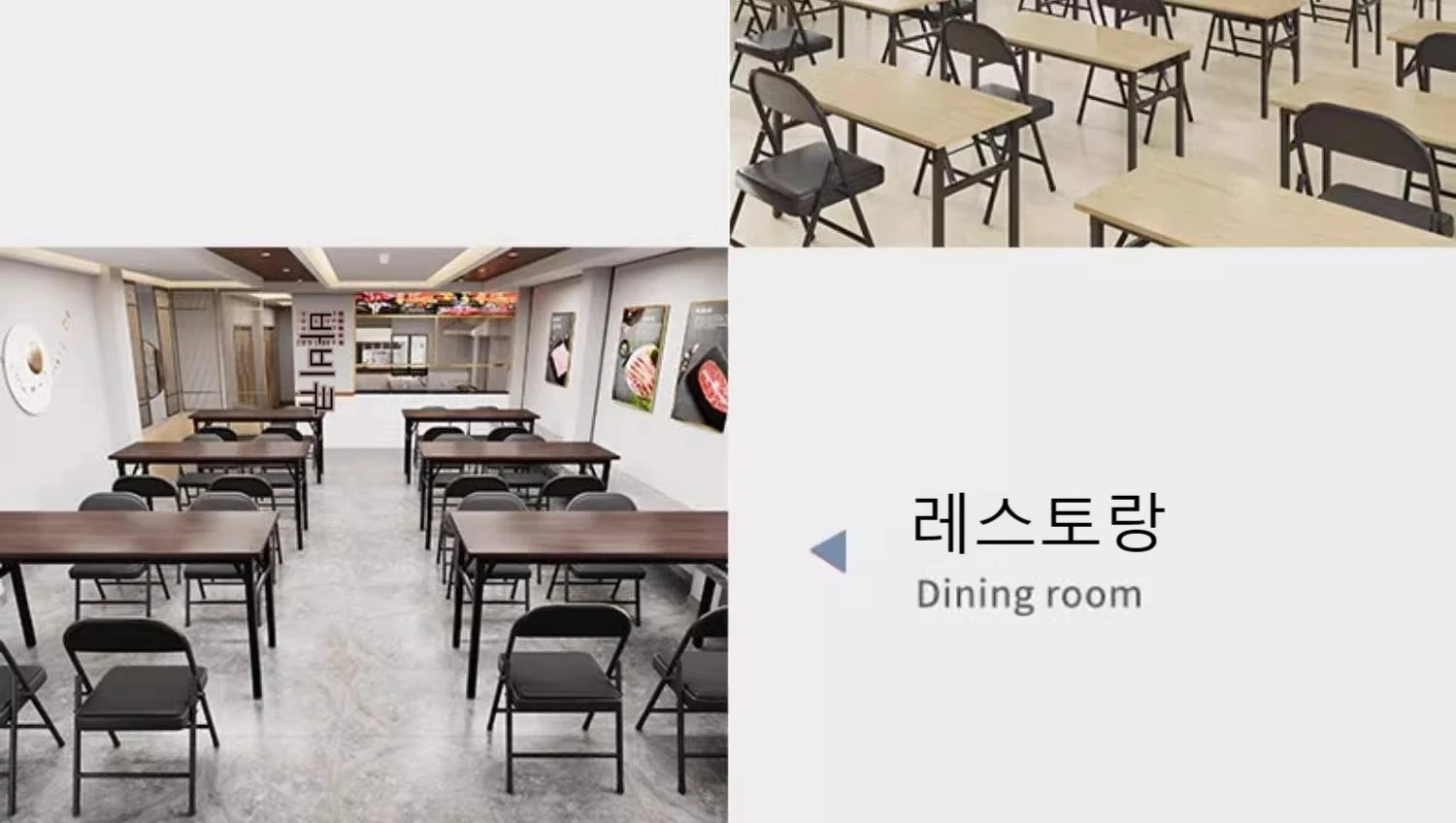 Simple Folding Desk, Desk, Home Dining Table, Rectangular Office Desk, Computer Desk, Student Learning Desk, Training Desk