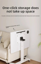 Height Adjustable Computer Desk Mobile Small Desk for Live Streaming Home Study Office Desk Standing Workstation desks