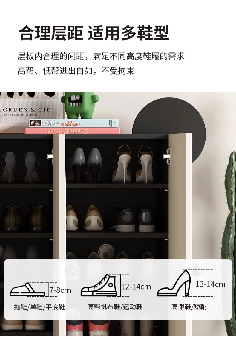 Keys Display Cabinet Cream Standing Office Buffet Cabinets Luxury Organization Mueble Recibidor De Entrada Home Furniture