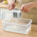 Food Storage Containers with Lids Airtight Refrigerator Food Fresh Box For Onion Garlic And Fruit Kitchen Storage Box