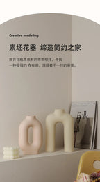 INS Ceramic Art Vase, Modern Simple Home Living Room Flower Arrangement, Advanced Sense Decorative Device, New