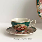 European Famous Painting Series Tableware Set Ceramic Material Underglaze Color Craftsmanship Handmade Painting