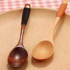 Wooden Dinner Kit Utensil Soups Rice Kitchen Supplies Tableware Dinnerware Sets Fork Spoon