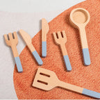 Children's Wooden House Kitchen Utensils Toy Sets Montessori Early Habit Cultivation Cognitive Training Parent-child Interaction