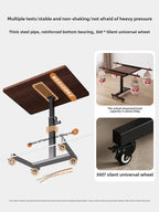 Height Adjustable Computer Desk Mobile Small Desk for Live Streaming Home Study Office Desk Standing Workstation desks