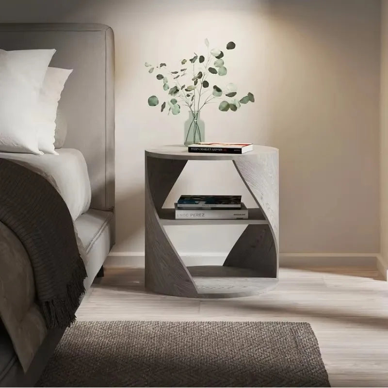 Modern Aesthetic Night Table Trendy Minimalist Furniture Storage Bedside Table Space Saving Luxury Criado Mudo Bedroom Furniture