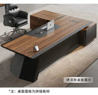 Shelves Modern Office Desk Executive Corner Luxury Vanity Work Office Desk Minimalist Conference Storage Wooden Bureau Furniture