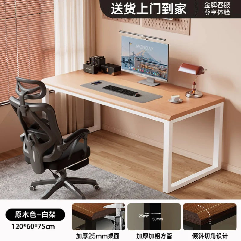 Minimalist Bedroom Office Desk Two Person Standing Design Unique Office Desk Computer Gaming Escritorio Esquinero Furnitures