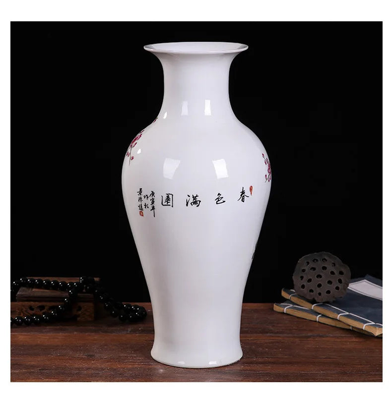 Ceramic vase modern imitation ancient Chinese living room decoration vase decoration handicraft