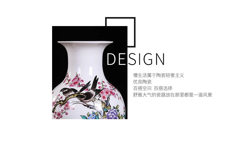 Ceramic vase modern imitation ancient Chinese living room decoration vase decoration handicraft