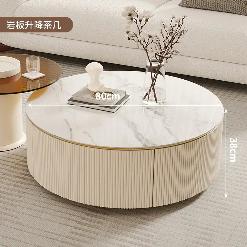 Living Room Sets Furniture Coffee Table Service Hallway Simple Aesthetic Dining Set Center Small Lifting Luxury Modern Middle Tv