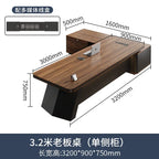 Shelves Modern Office Desk Executive Corner Luxury Vanity Work Office Desk Minimalist Conference Storage Wooden Bureau Furniture