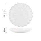 Ceramic Dinner Plate Tableware Coffee Mug Cup Steak Plate Salad Soup Noodles Bowl Chrysanthemum Dinnerware