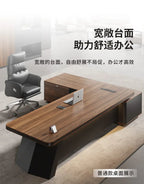 Shelves Modern Office Desk Executive Corner Luxury Vanity Work Office Desk Minimalist Conference Storage Wooden Bureau Furniture
