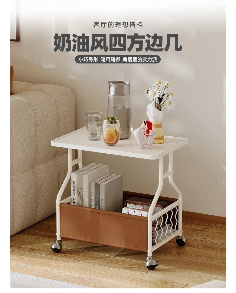 Modern Mobile Side Table Beauty Trendy Exquisite Glamour Coffee Table Luxury Elegant Mesa De Centro Sala Living Room Furniture