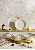 Baroque Vintage Ceramic Dinner Plates Western Food Dishes and Plates Sets European Modern Kiln Change Carving  Tableware Home