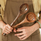 5/9Pcs/set Wooden Kitchen Utensils Set, Wooden Spoons for Cooking, Utensils,Natural Teak Wooden Spoons For Non-stick Pan Gift