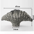 Ceramic Flower Vase Pottery Decorative Vases Modern Vase Plants and Decoration Ornaments Aesthetic Living Room Decor Accessories