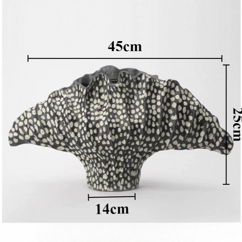 Ceramic Flower Vase Pottery Decorative Vases Modern Vase Plants and Decoration Ornaments Aesthetic Living Room Decor Accessories