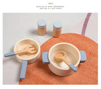 Children's Wooden House Kitchen Utensils Toy Sets Montessori Early Habit Cultivation Cognitive Training Parent-child Interaction